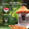 Birdsview Smart Bird Feeder with Solar-Powered 2K AI Camera for