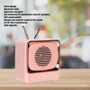 TV Shaped BT Speaker Wireless Lightweight Portable Mini Classic Style