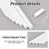 OLYCRAFT 40pcs 8 Size Model Tubes ABS Plastic Tube Round
