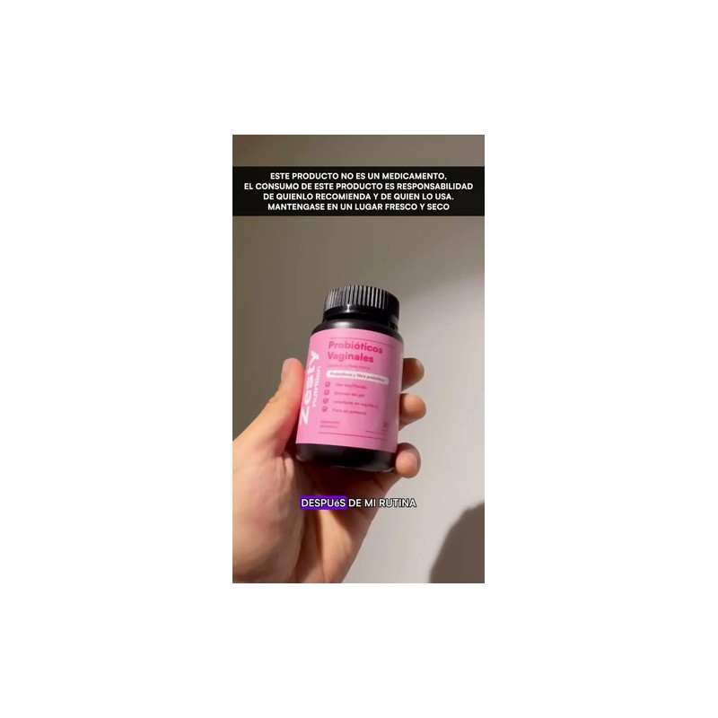 Probióticos Flora Femenina Zesty Nutrition Cepas Xos Cápsulas