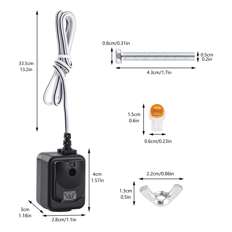 820CB Garage Door Sensor, Safety Sensor Kit Compatible with Chamberlain