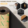 Kaqiluo 2 Pack High Density Self-Adhesive Sound Insulation Acoustic Closed