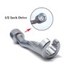 JEUCLEL 3PCS 14mm 17mm 19mm 1/2" Dr. Common Rail Injection