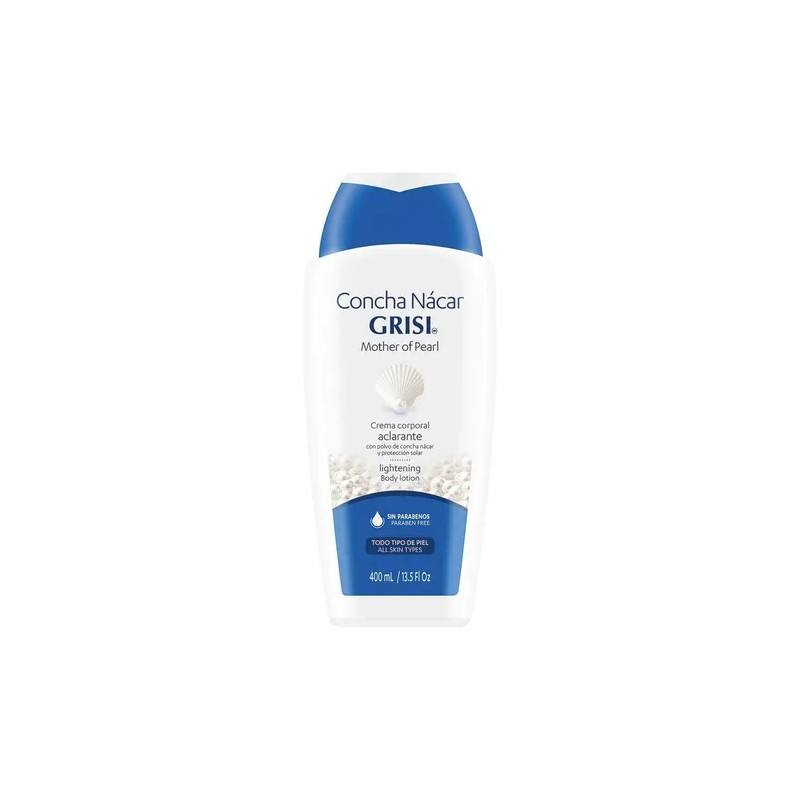 Crema Corporal Líquida Grisi Concha Nácar 400ml