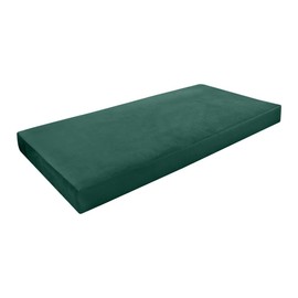 Cover ONLY Twin-XL Knife Edge Velvet Indoor Daybed Mattress 80"x39"x8"- AD317