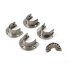 Annakideya 304 stainless steel heavy duty wardrobe rod bracket closet