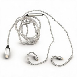 Annadue Type C to MMCX Cable, Replacement Earphone Upgrade Cable with MIC for SE215 SE315 SE535 SE846 for UE900 White 3.9ft