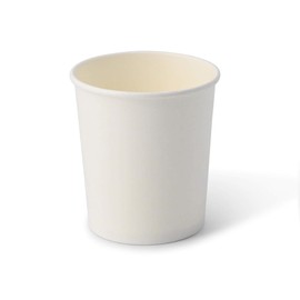 BIOZOYG 50x Paper-ice-Cream Cups 16 oz White - Disposable Cups Plastic-Free and Recyclable - Dessert pots take-Away Food Cup