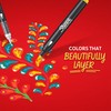 Sharpie Creative Marker Acrylic Paint Pens | Brush Tip Water-Based