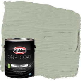 Glidden Interior Paint + Primer: Sage/Light Sage, One Coat, Flat, 1-Gallon