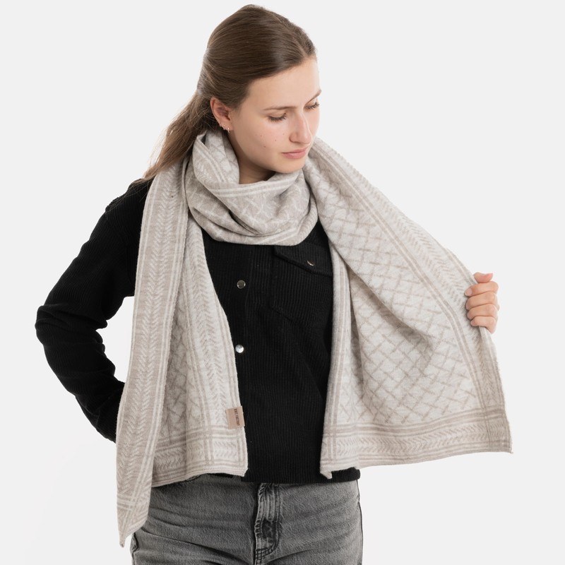 KNIT FACTORY - Dusk Scarf - Knitted Scarf for Men