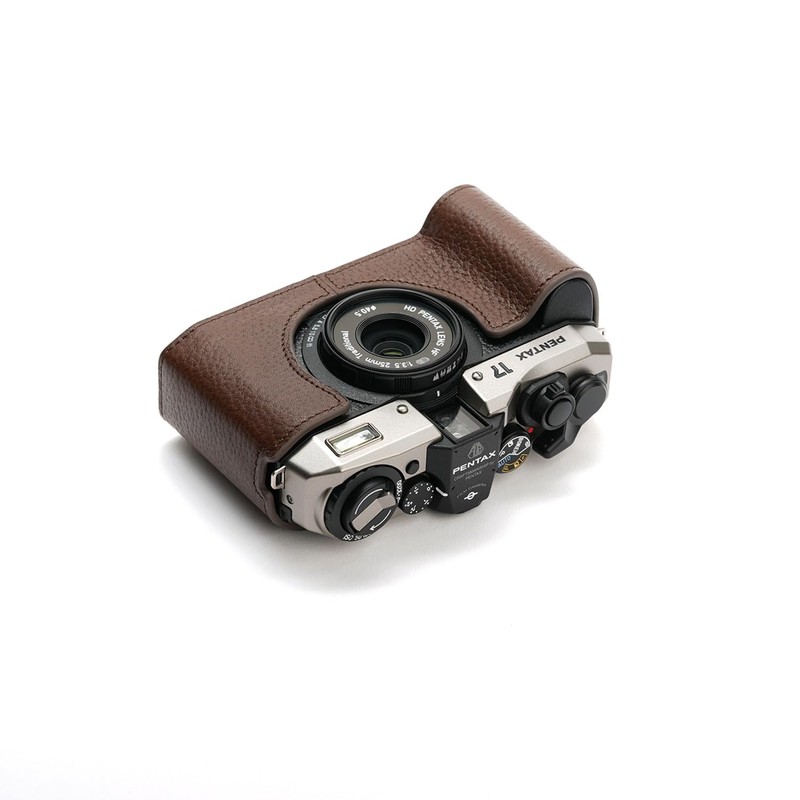 TP Original Body Half Case for Pentax 17, Dark Brown