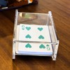 ooelyy Single Deck Acrylic Playing Card Case/Holder, Clear Storage Playing