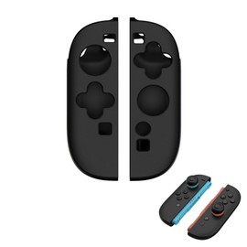 Hülle Kompatibel mit Switch 2 Joy-Con Controller, Ultradünn Silikon Schutzhülle für Switch 2 JoyCon, Stoßfeste Weiche-Silikon Schutzcover (Schwarz)