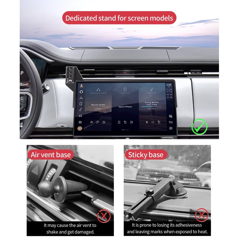 Wireless Charging car Phone Holder for Land Rover Range Rover