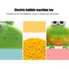 Electric Frog Bubble Machine Toy Music Bathing Partner Parent Child