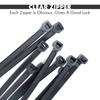 KafTon Pack of 100 Black Cable Zip Ties,UL Nylon, Perfect