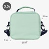 MILAN 08806SNCGR Isothermal food bag with 3 containers (3.5L)