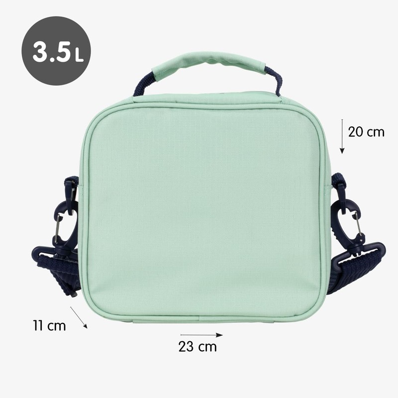 MILAN 08806SNCGR Isothermal food bag with 3 containers (3.5L)