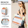 G4Free Large Beach Bag for Women Waterproof Sandproof Beach Tote