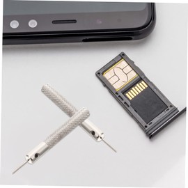 jojofuny 10pcs Sim Removal Pin Sim Card Eject Tool for Cell Phone Removing Needles Kit