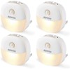AUVON Plug in Night Light with Motion Sensor and Dusk