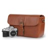 MegaGear MG1525 Leather Camera Messenger Bag for Mirrorless, Instant and