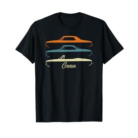 Corvair Late Model Slihouettes 1965, 1966, 1967, 1968, 1969 T-Shirt