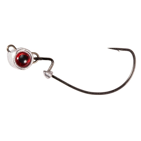 Z-Man TXF16-01PK3 Texas Eye Finesse Jigheads 1/6 oz Red 3
