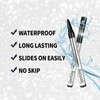 Music Flower Eyeliner Pen,Waterproof liquid Eyeliner with Precision Tip,Metallic Shimmer