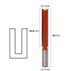 Two Flute Straight Router Bits BE-Tool 5PCS 1/2" Worktop Router