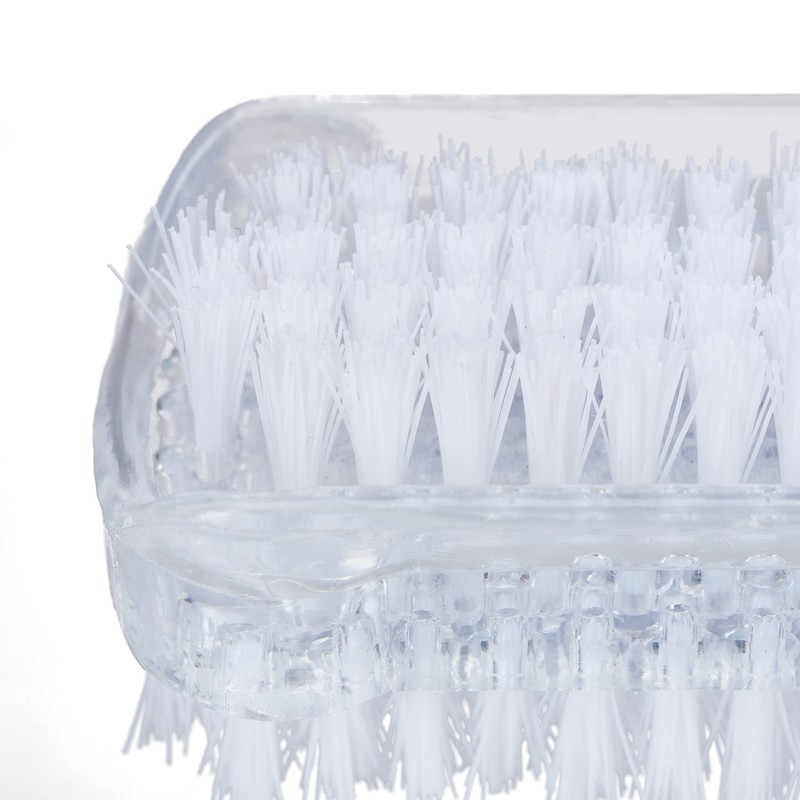 Relaxdays Nail Brush Set of 8 Double-Sided Hand Brushes with