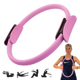 Winch Pilates Ring Pro, Premium Quality with Soft Padding, Non-Slip Handle, Resistance Ring for Full Body Training, Yoga and Physiotherapy, Fitness Equipment for Home Training and Studio Workout