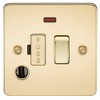 Knightsbridge FP6300FPB FPAV6300FPAVB Flat Plate 13A Switched Fused Spur Unit