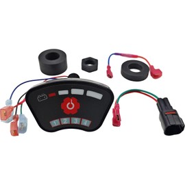 SPJIUQI Golf Cart Keyless Start Remote Ignition Switch DC 36V-48V for EZ-GO TXT Club Car DS Precedent Tempo Onward Yamaha G22 G29 Models PIN Code Security Battery Level Indicator