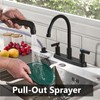 GBBNE Kitchen Faucet with Sprayer 2 Handle Kitchen Sink Faucets