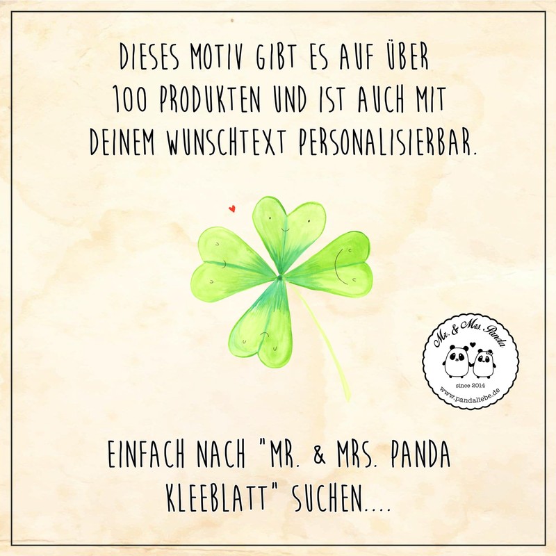 Mr. & Mrs. Panda Snow globe flower clover leaf gift,