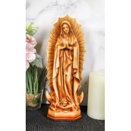 Ebros Our Lady of Guadalupe Statue Catholic Inspirational Decor 11.75" Tall