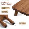 Slirike Solid Wood Step Stool 13.3" - 500lbs Capacity Plant