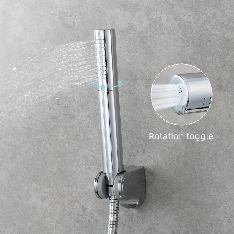 Tecmolog BS159 Brass Hand Shower Head Water Saving 2 Jet