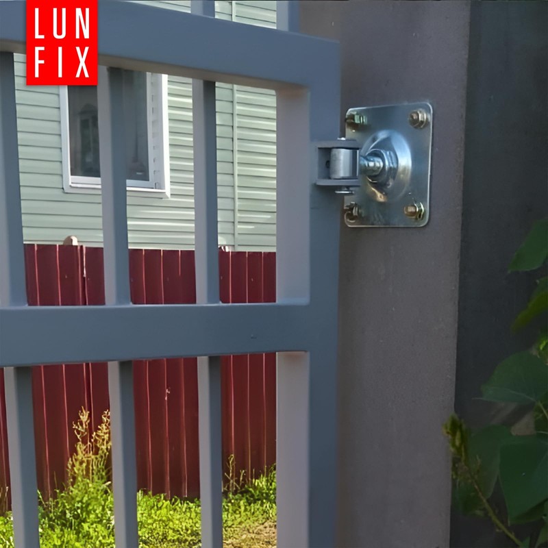 Gate Hinge Adjustable Galvanised Gate Hinges with Mounting Plate 80