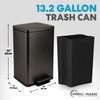 SIMPLI-Magic 13.2 Gallon (50L) Step Trash Can – Kitchen Garbage