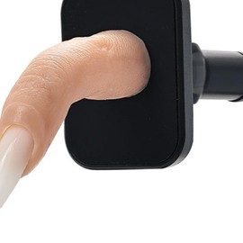 perfeclan Schaufensterpuppenfinger mit Standnägeltraining Finger Silikonmodell, Display Practice Finger für Acrylnägel für für Techniker