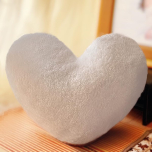 ODIWEN Heart Cushion, Heart Cushion Children's Room, Decorative Cushion, Plush