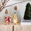 Gehydy Christmas Gonk Decorations Handmade Candy Gnome Plush Stuffed Xmas