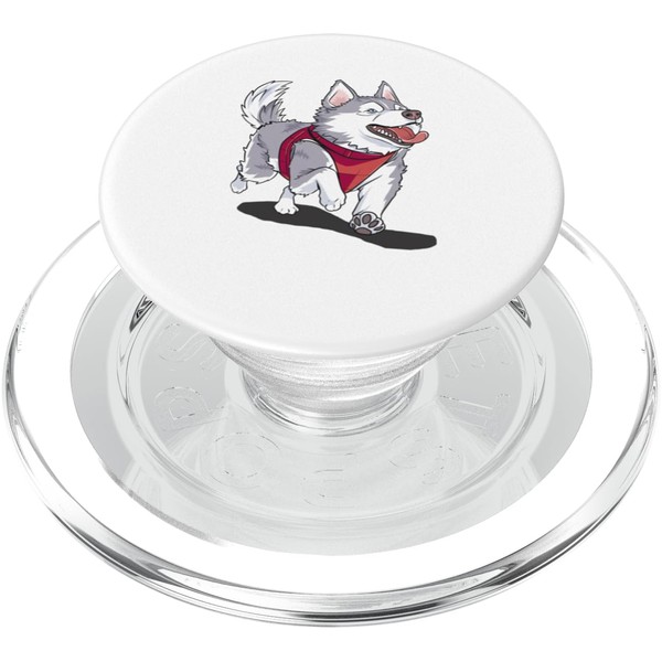Iditarod Race Siberian Husky Alaska Trail Sled Dog Mushing PopSockets