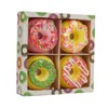 Mikinona 4pcs Relaxing Bath Sea Shower Salt Balls in Doughnut