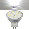 4PCS MR11 12LED Light Bulb 4W 400LM Double Pin Base