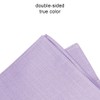 BELLUNO Solid Pocket Square for Men, Cotton and Linen Blend,