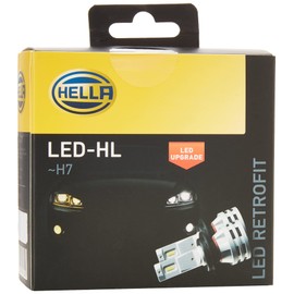 Hella - FOCO LED H7 12/24 V 6500K, SET DE 20 W